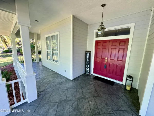 a view of front door and entryway