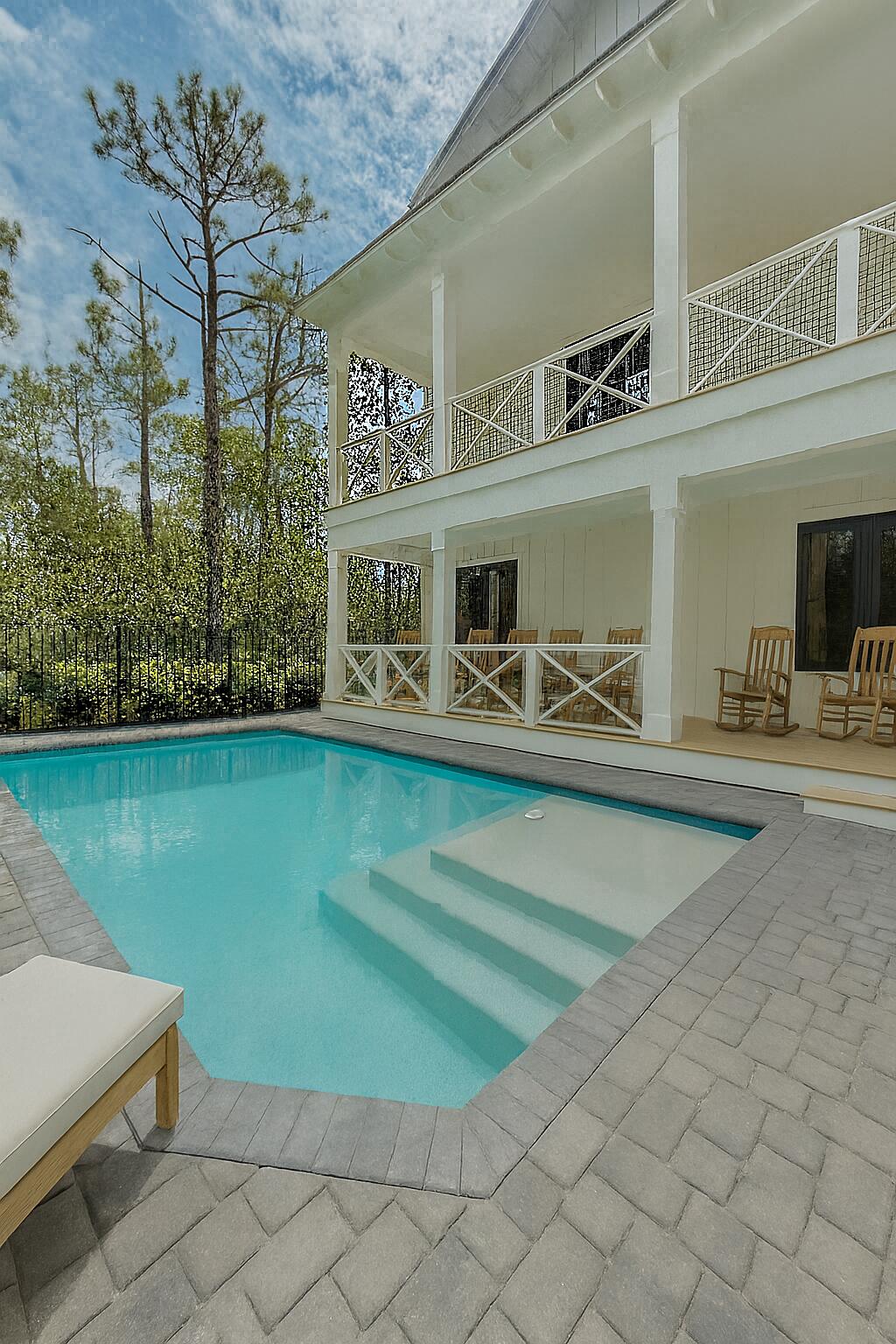 Lot 45 Sweet Gum Inlet Beach Inlet Beach, FL 32461 - Photo 15 of 56 a view of a swimming pool with an outdoor seating