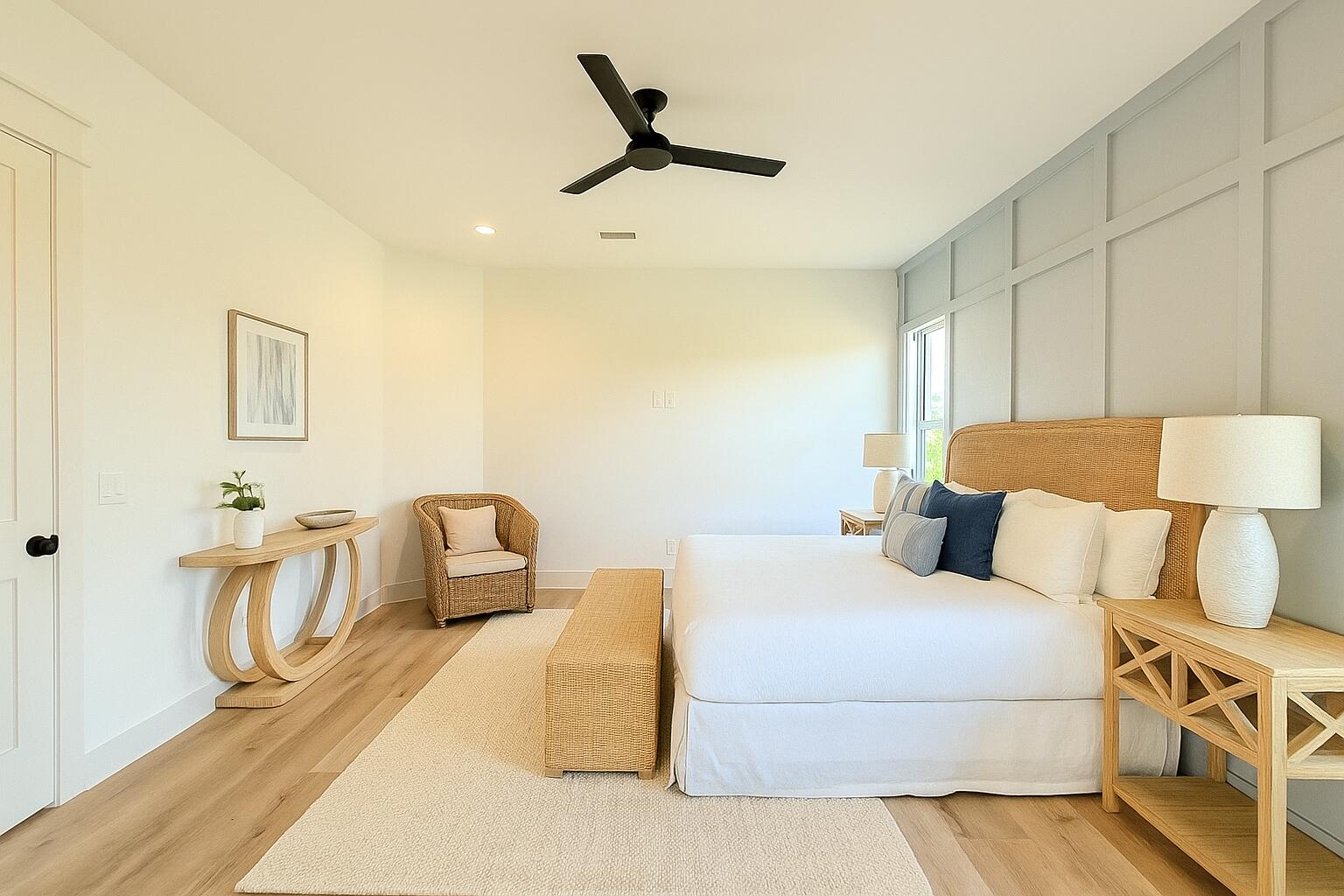 Lot 45 Sweet Gum Inlet Beach Inlet Beach, FL 32461 - Photo 21 of 56 a bedroom with a bed and wooden floor