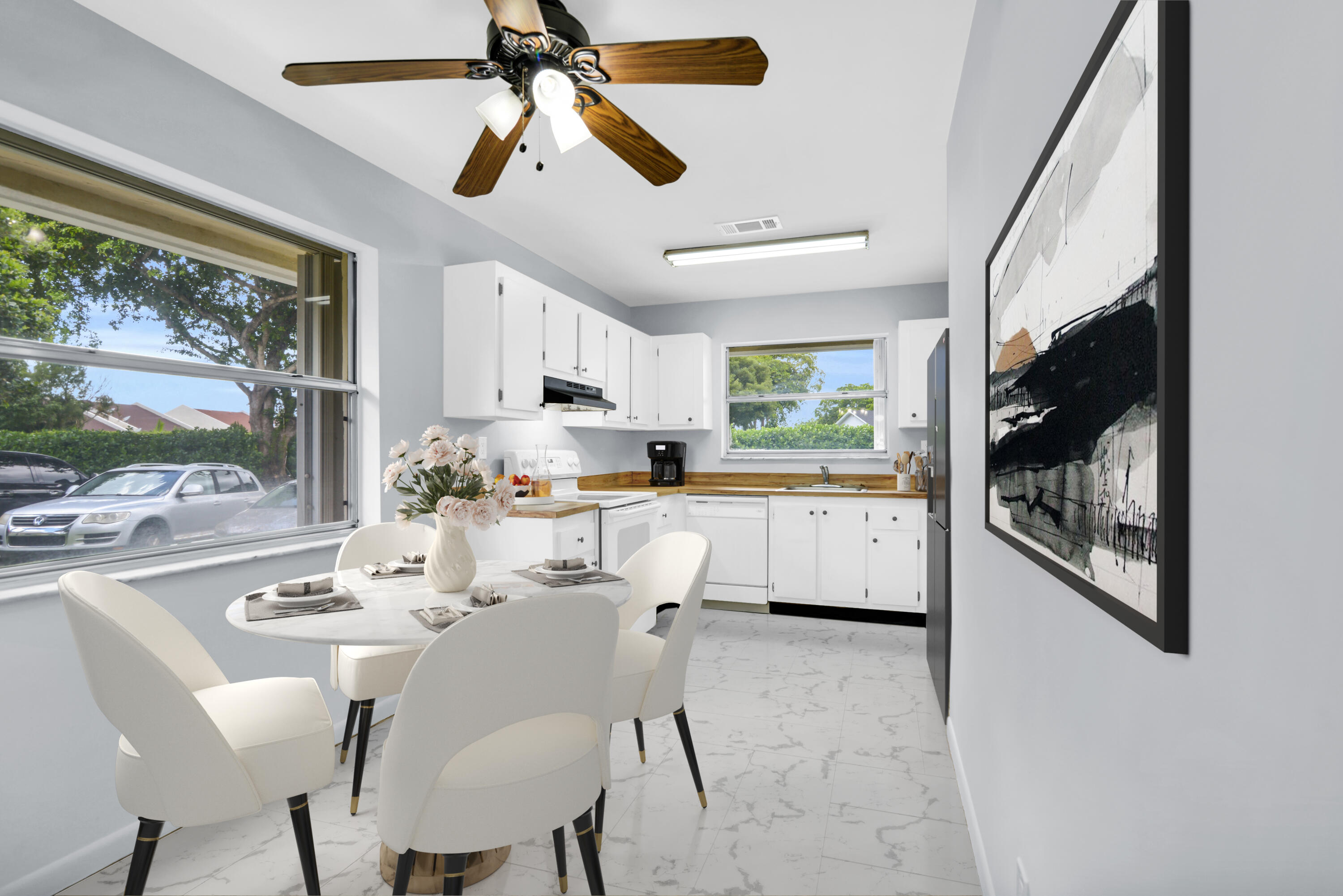 6371 Boca Circle Boca Raton, FL 33433 - Photo 31 of 54 Virtually Staged Breakfast Area