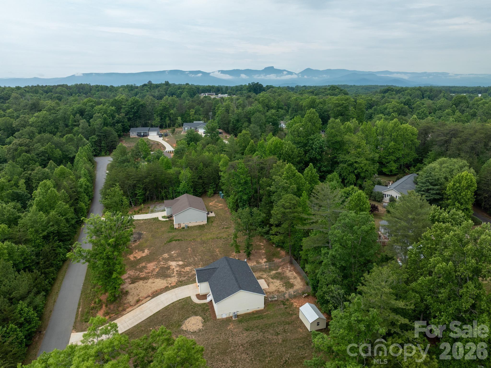 2119 South Road Morganton, NC 28655 - Photo 44 of 47 an aerial view of a house with a yard