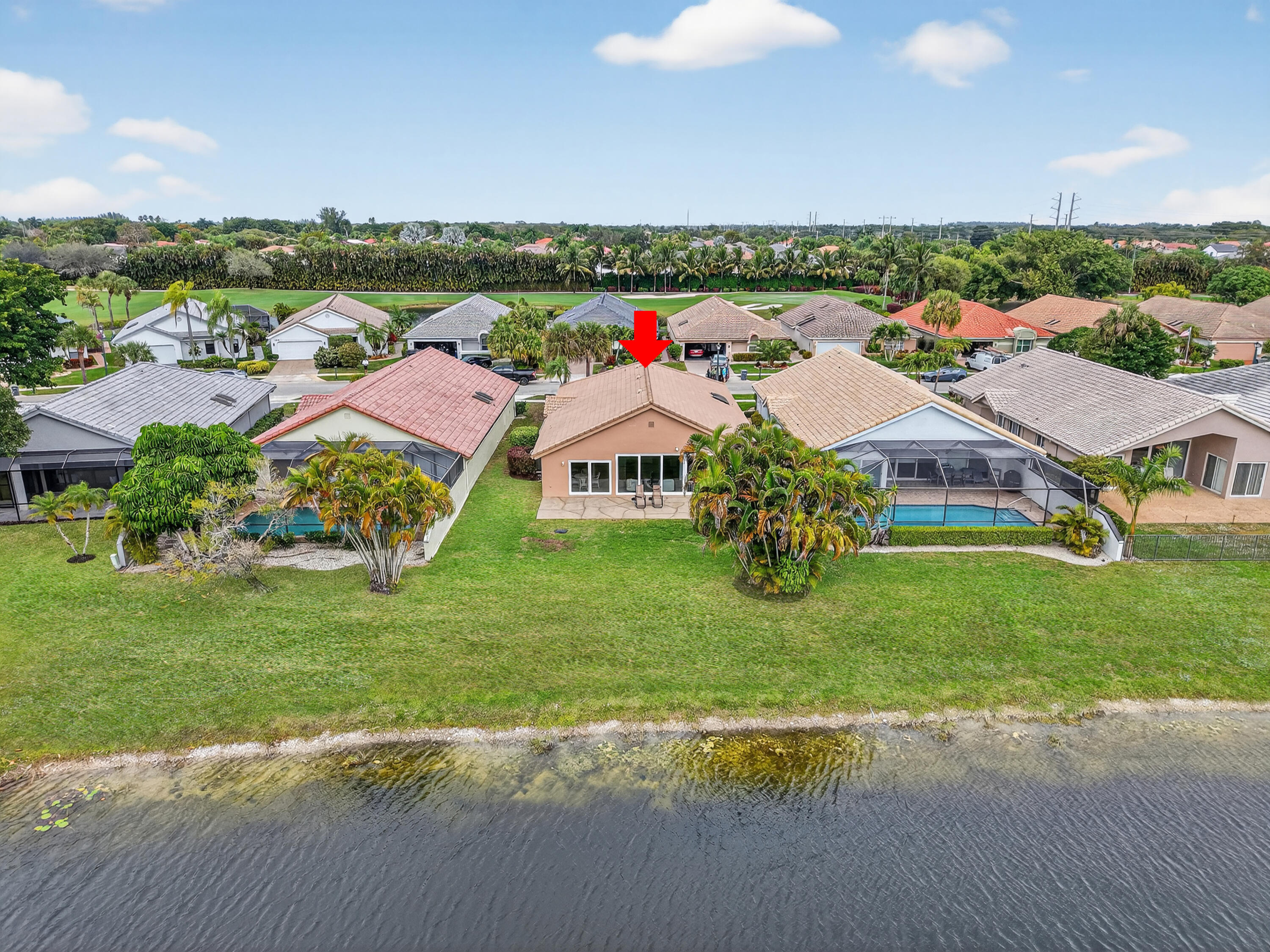 11253 Cloverleaf Circle Boca Raton, FL 33428 - Photo 51 of 79 an aerial view of residential houses with outdoor space and swimming pool