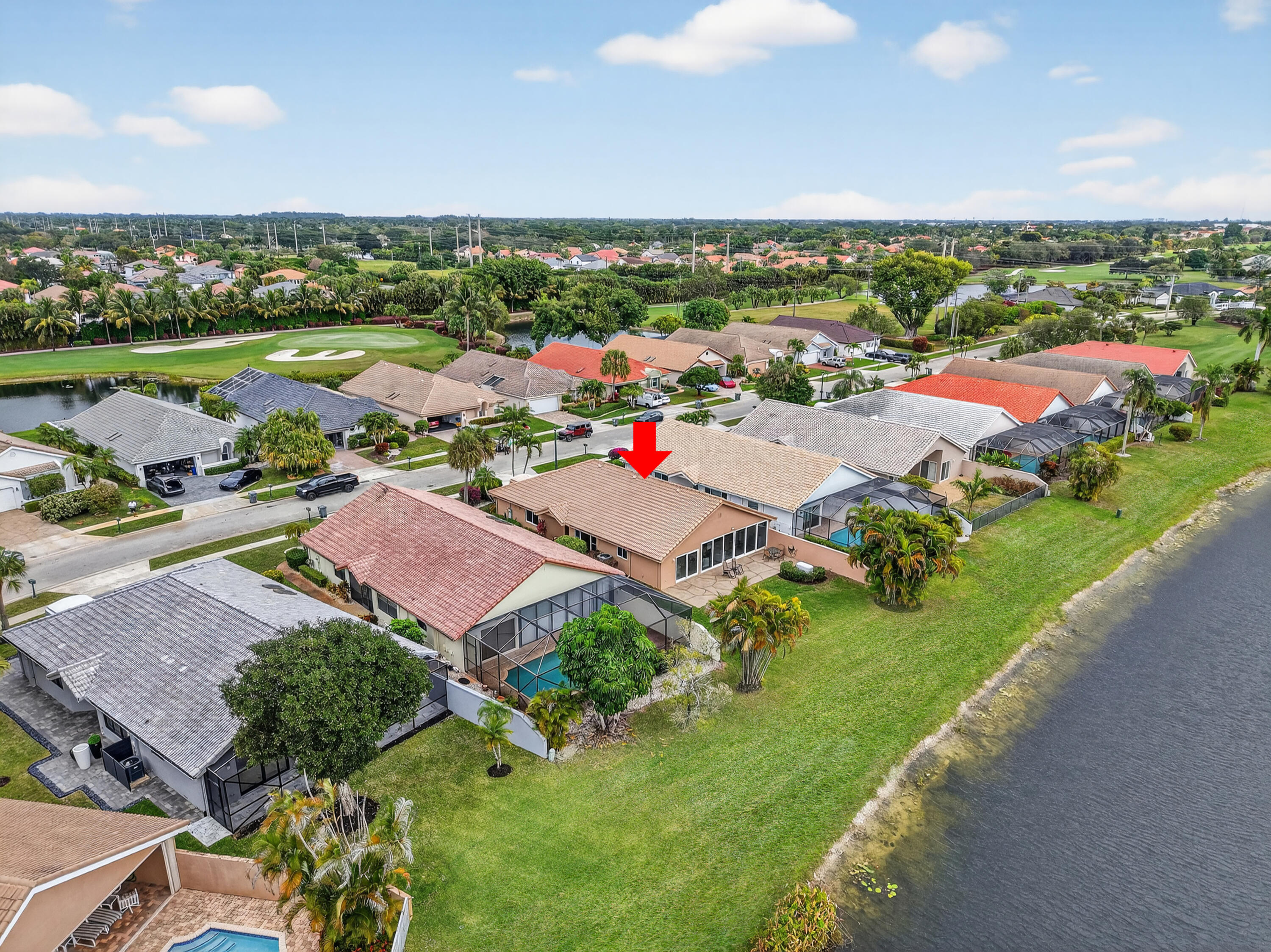 11253 Cloverleaf Circle Boca Raton, FL 33428 - Photo 52 of 79 an aerial view of residential houses with outdoor space