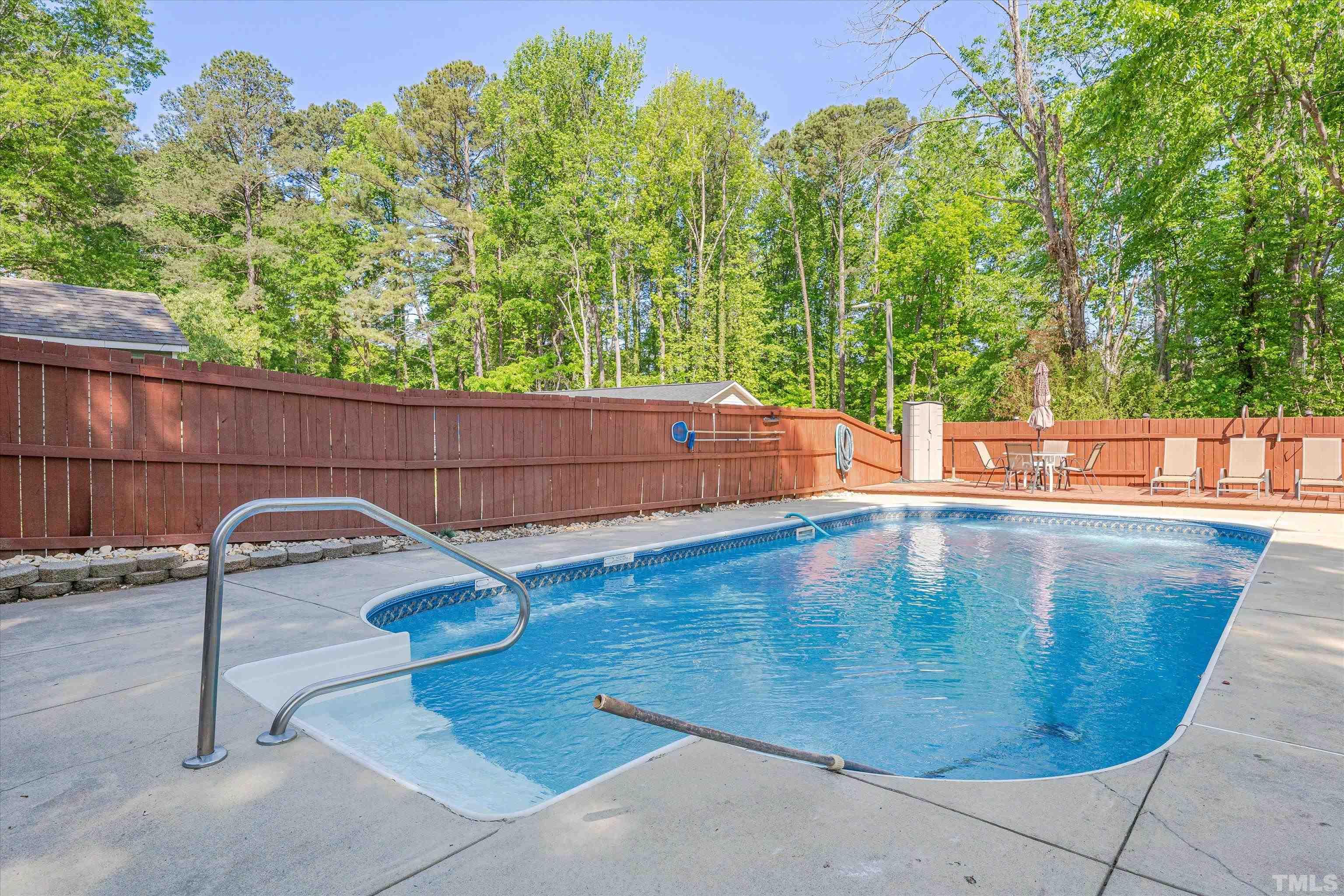308 South Mineral Springs Road Durham, NC 27703 - Photo 29 of 42 a view of a swimming pool with a patio