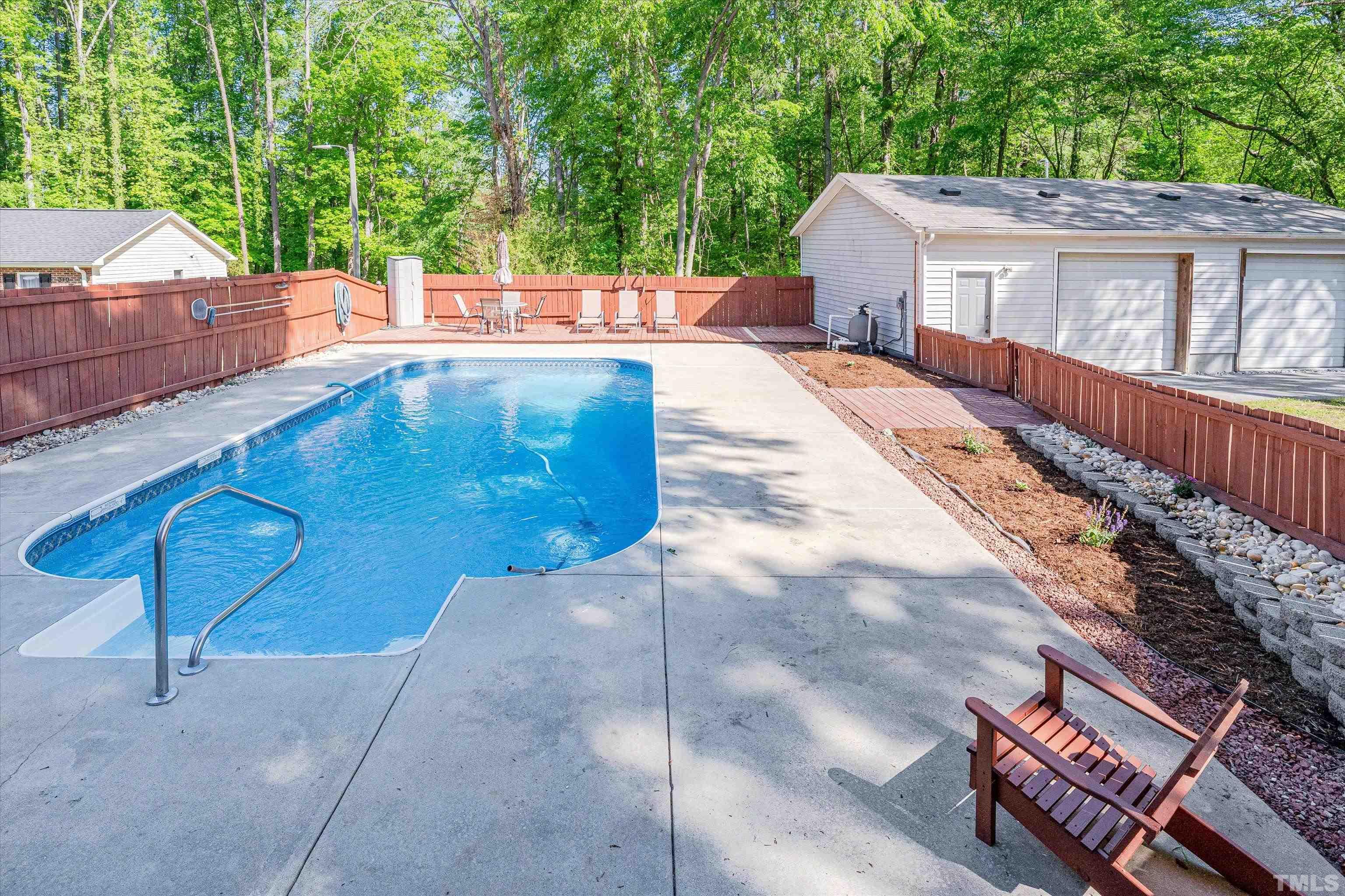 308 South Mineral Springs Road Durham, NC 27703 - Photo 5 of 42 a view of a backyard with sitting area