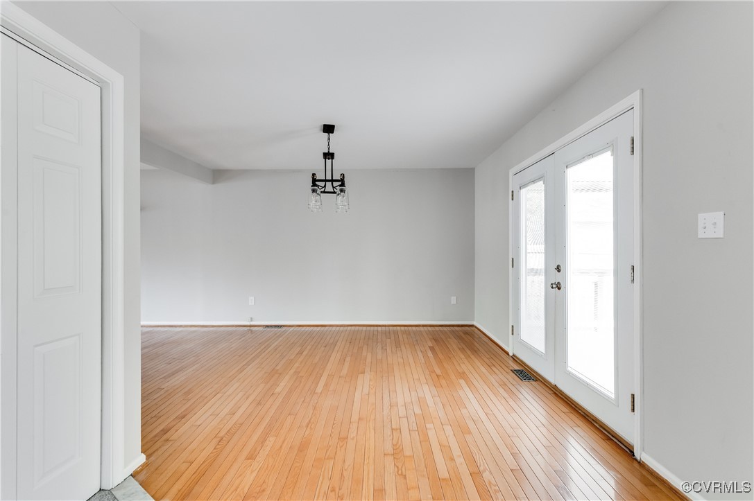 12262 Church Road Henrico, VA 23233 - Photo 12 of 50 Unfurnished dining area featuring baseboards, ligh