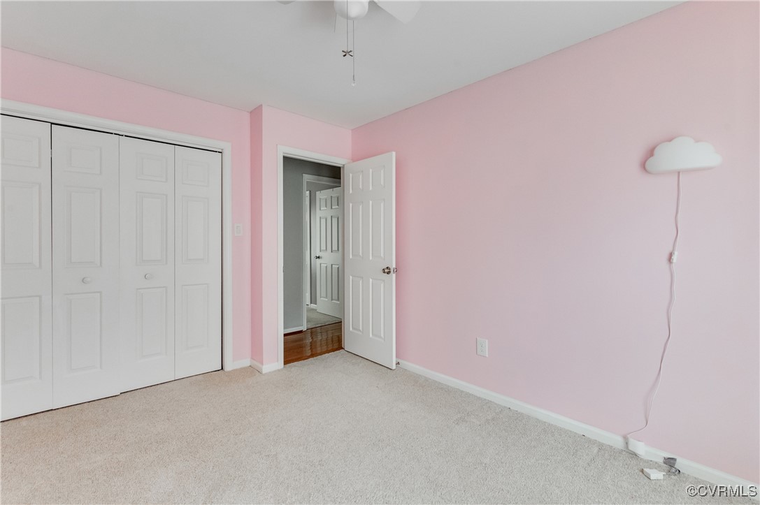 12262 Church Road Henrico, VA 23233 - Photo 28 of 50 Unfurnished bedroom with carpet, a closet, baseboa