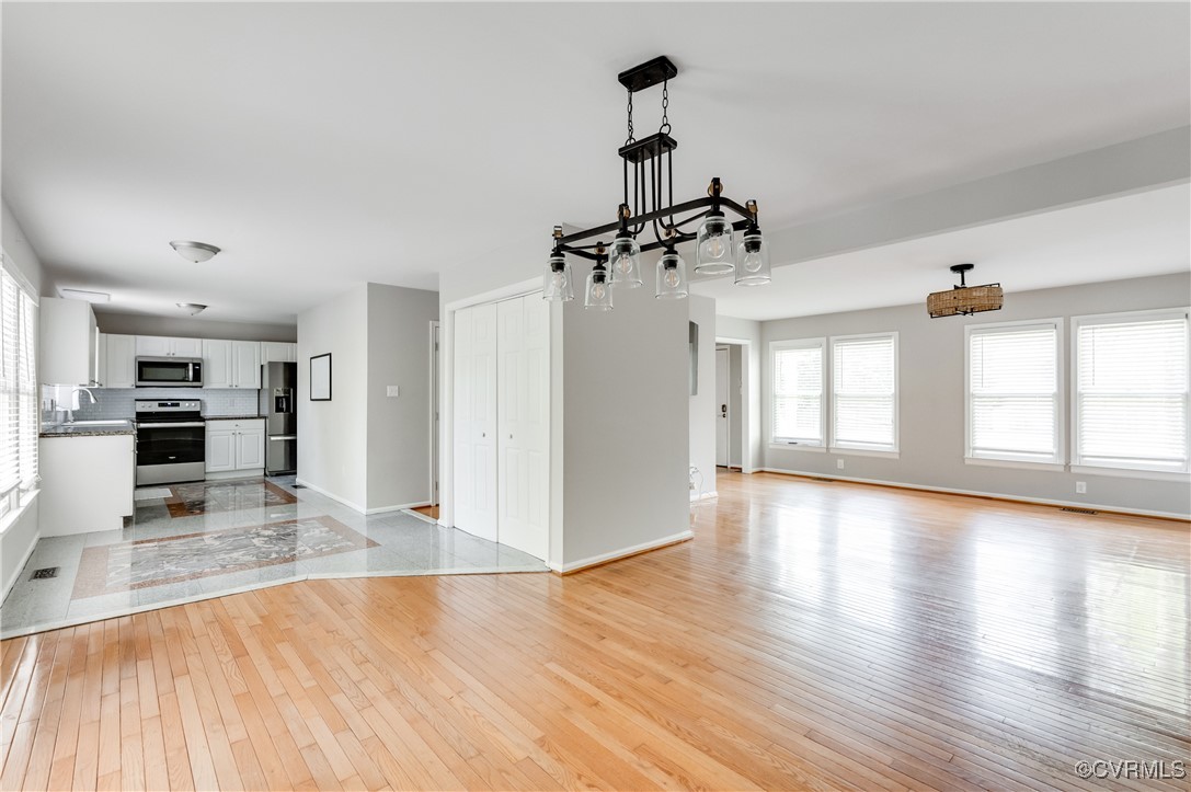12262 Church Road Henrico, VA 23233 - Photo 9 of 50 Unfurnished living room with a sink, baseboards, v