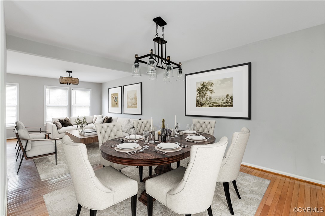 12262 Church Road Henrico, VA 23233 - Photo 10 of 50 Dining space featuring light wood-type flooring an