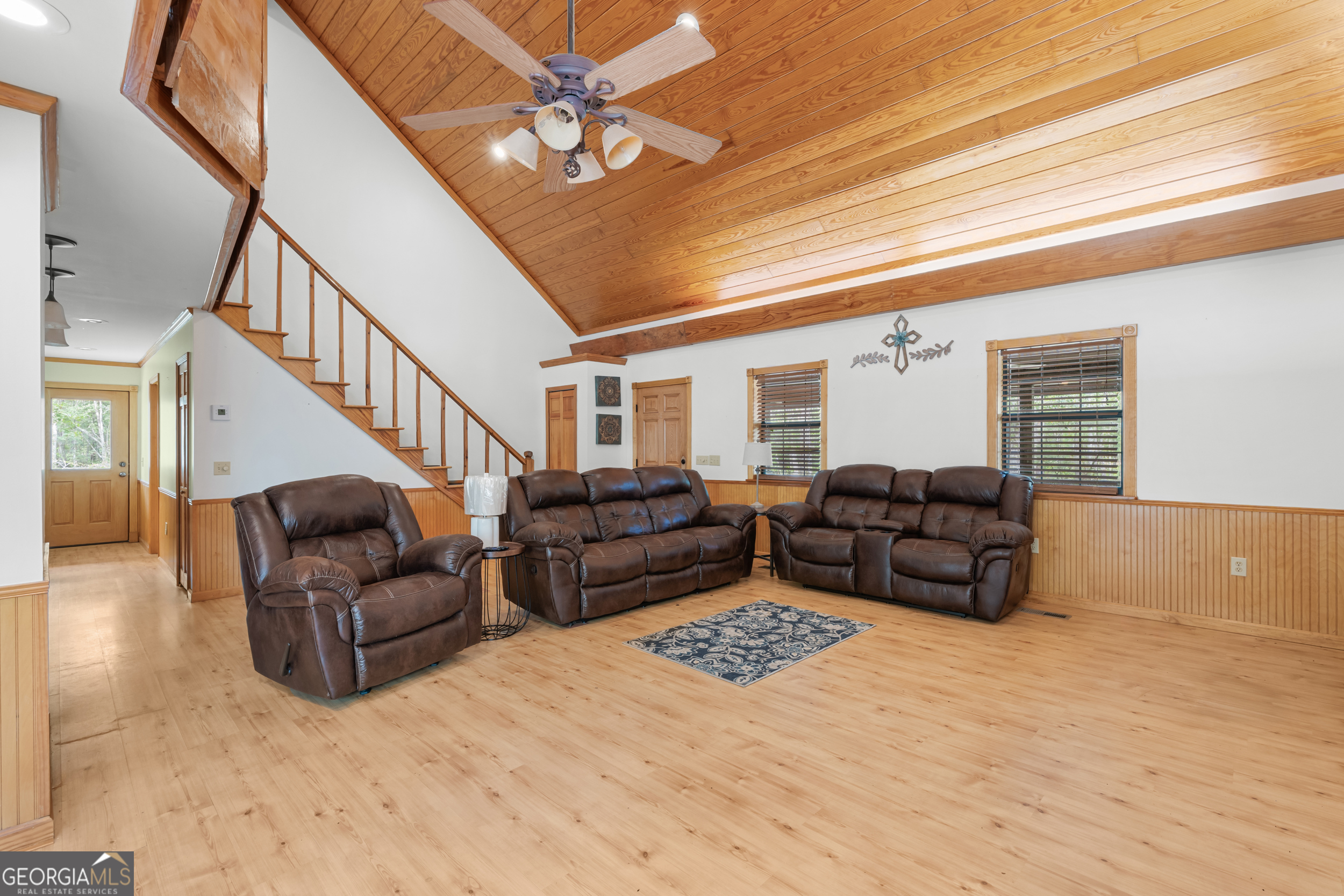 3770 Hill Road Metter, GA 30439 - Photo 7 of 32 a living room with furniture and a ceiling fan