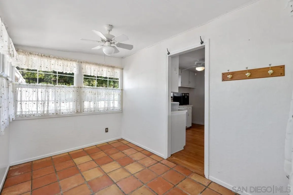 155 Willowside Terrace Alpine, CA 91901 - Photo 16 of 38 a view of empty room with wooden floor and fan