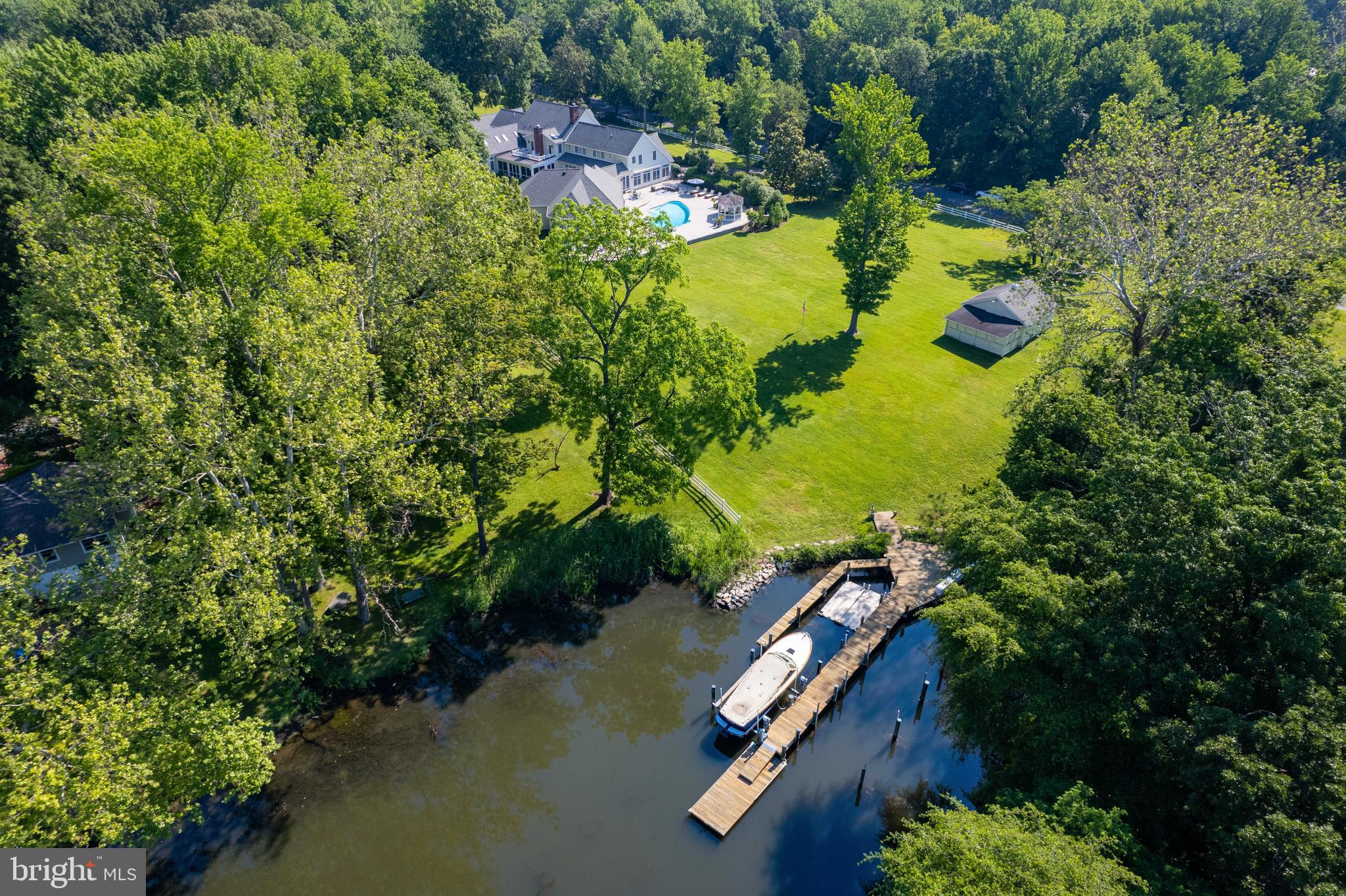 3054 Rundelac Road Annapolis, MD 21403 - Photo 34 of 38 Private pier on Aberdeen Creek