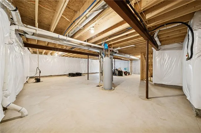 a view of under construction room and staircase