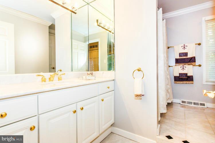 2600 Penny Royal Lane Reston, VA 20191 - Photo 21 of 30 a bathroom with a shower sink and mirror