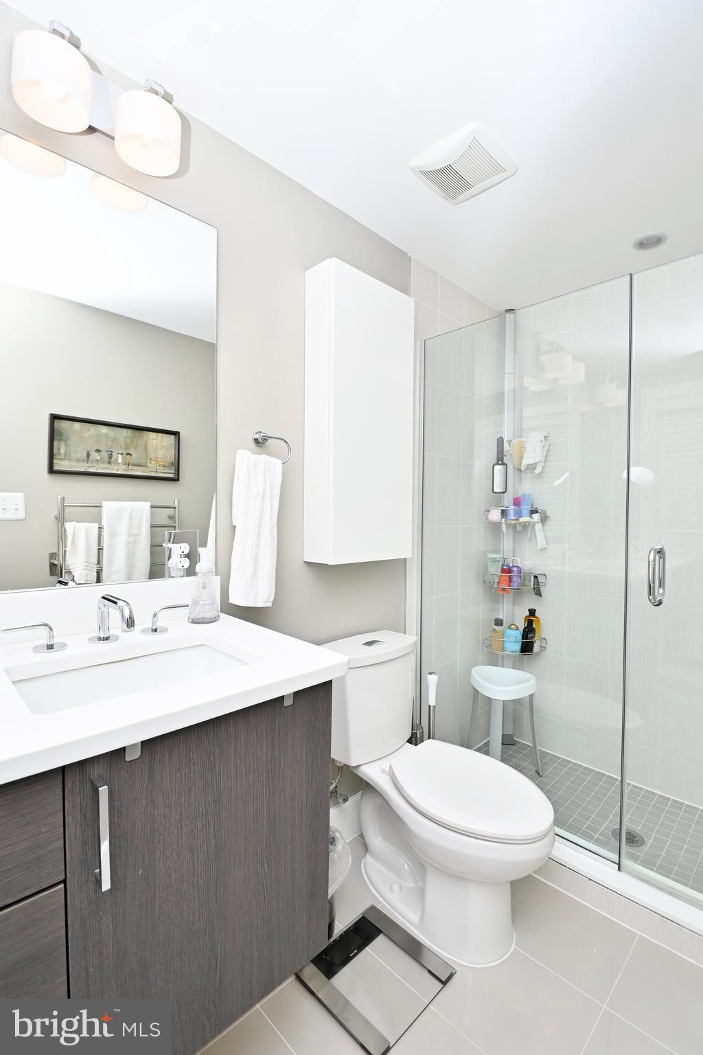2012 Kalorama Road Northwest, Unit 8 Washington, DC 20009 - Photo 41 of 45 a bathroom with a sink a toilet and shower