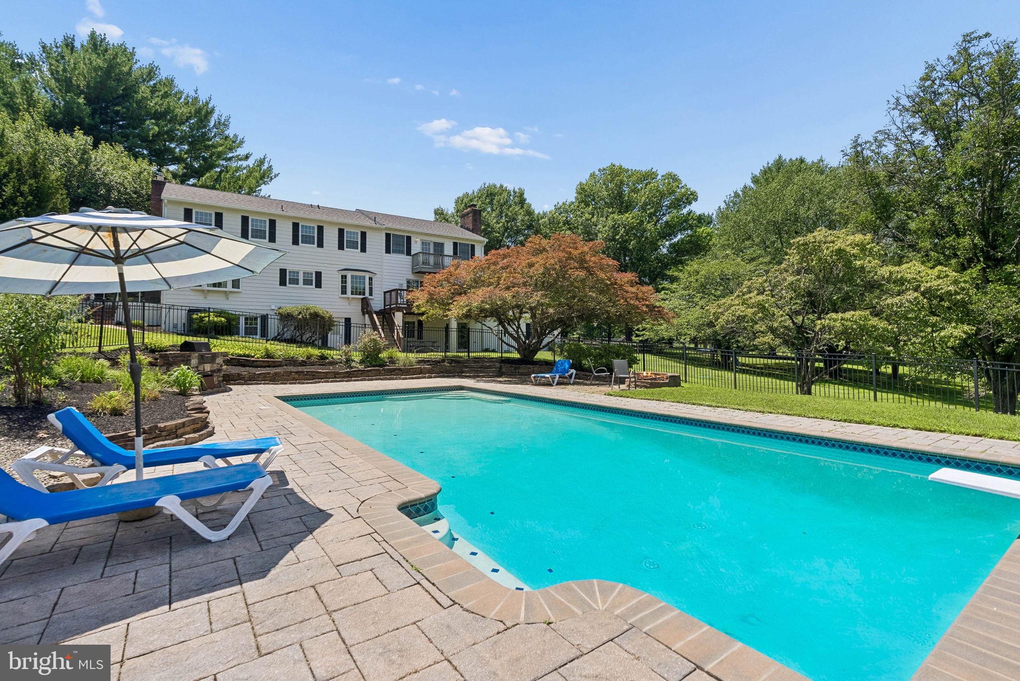 13021 Gent Road Reisterstown, MD 21136 - Photo 4 of 42 Serene backyard oasis with pool.