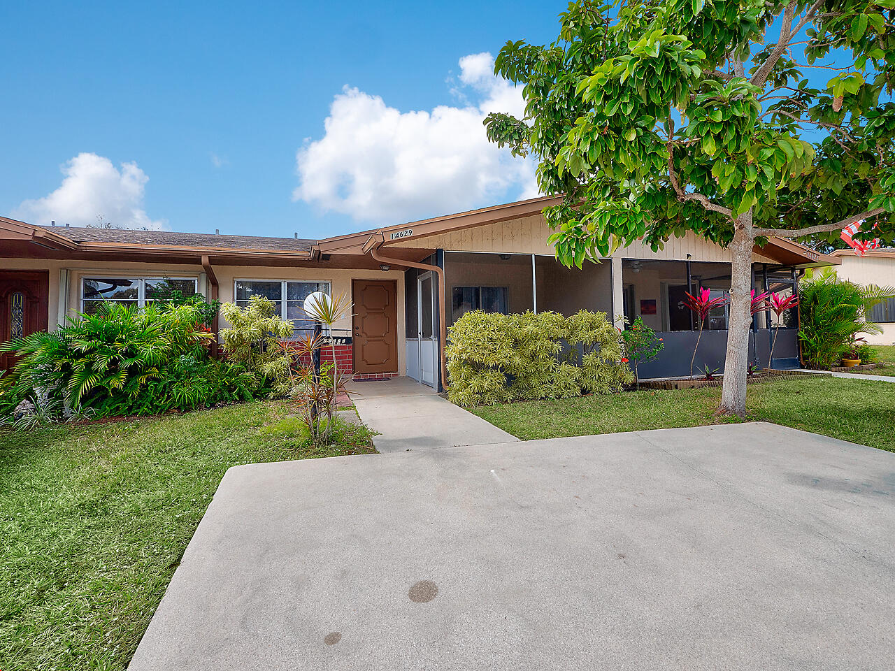 14629 Candy Way Delray Beach, FL 33484 - Photo 5 of 57 Villa front, 2 car driveway