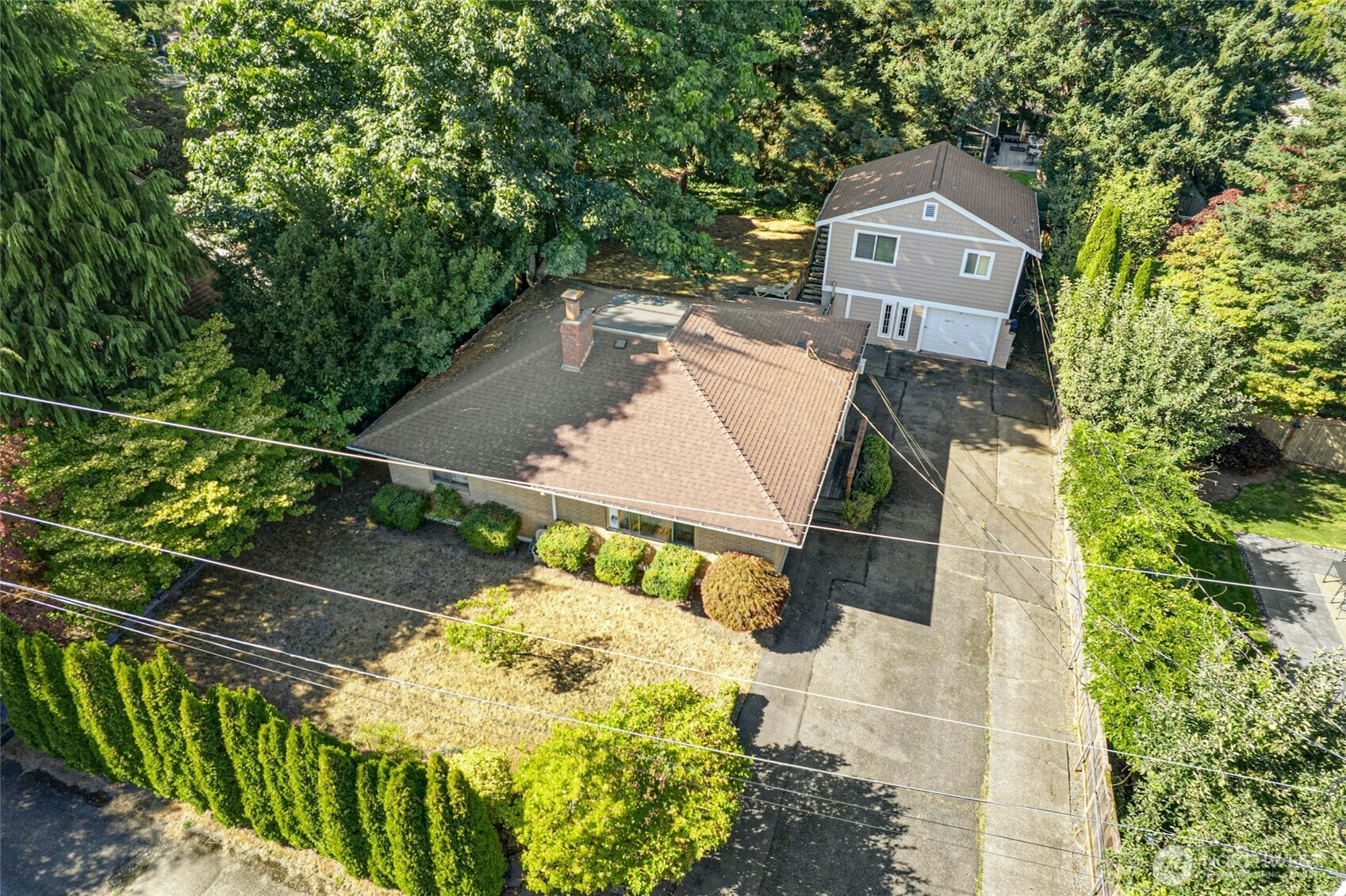 22010 Brier Road Brier, WA 98036 - Photo 31 of 34 an aerial view of a house with a yard
