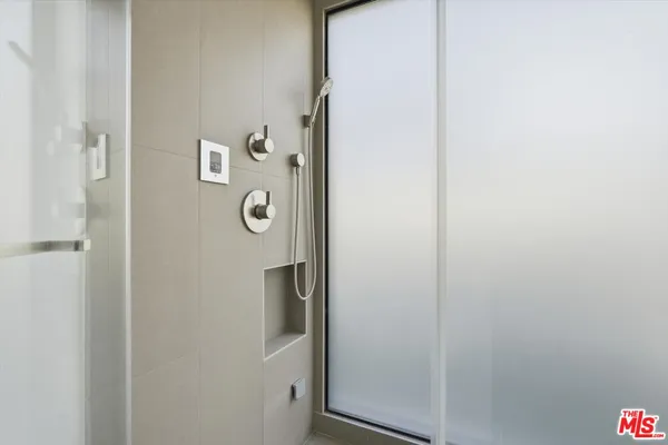 a close up of a door