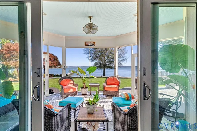 a dining room filled with lots of furniture and toys