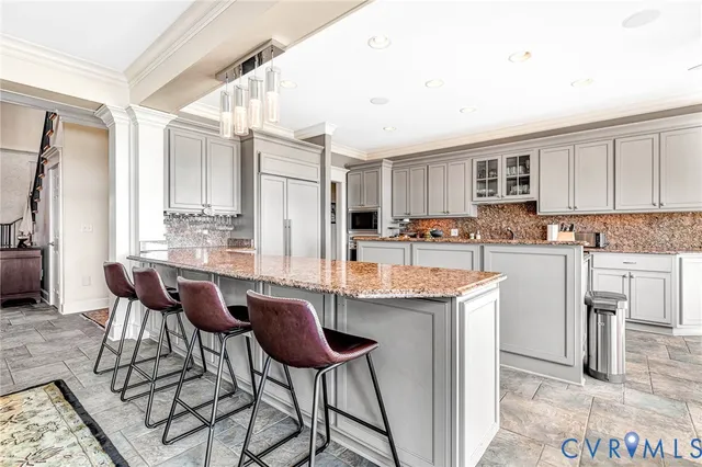 a living room with a window and furniture