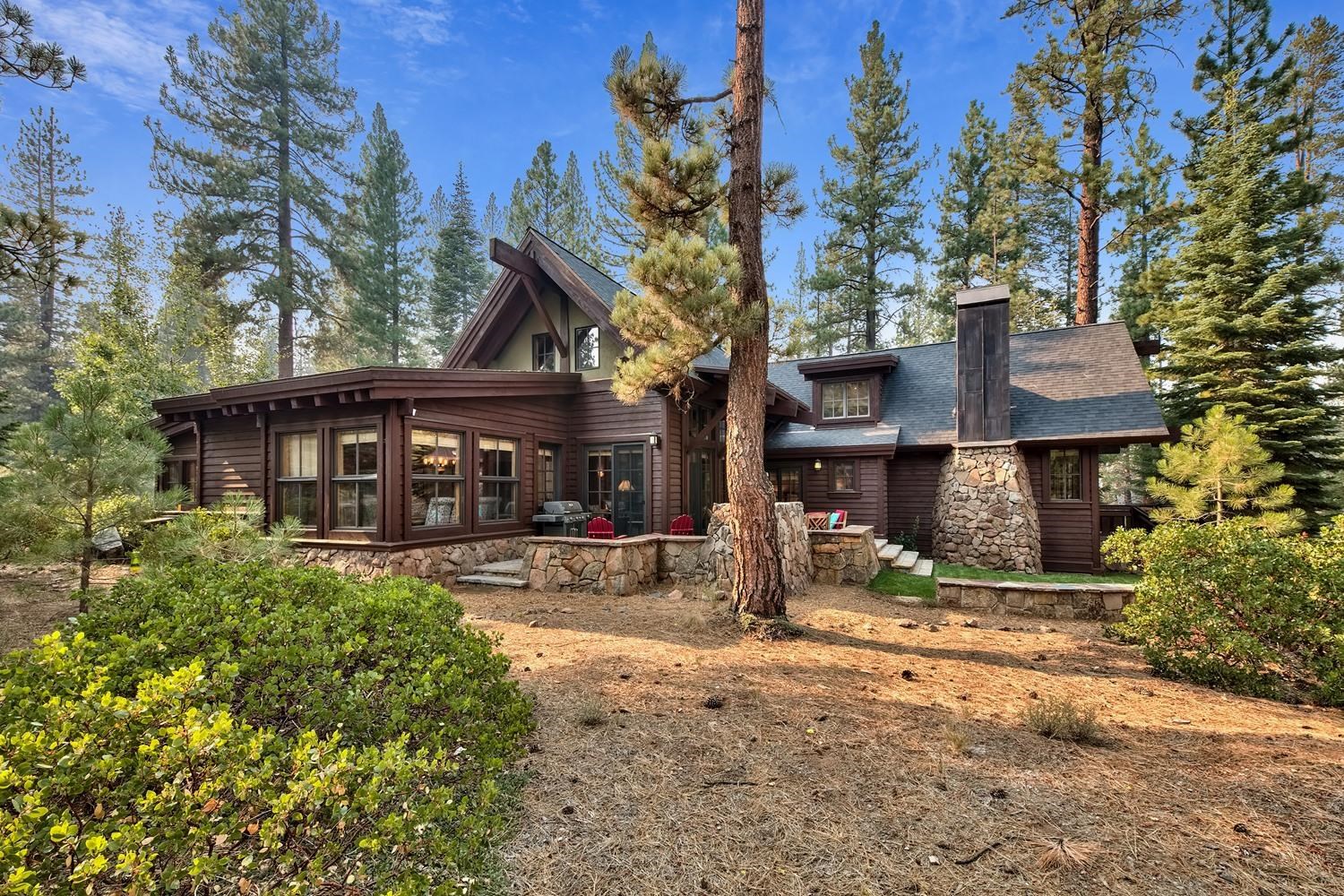 120 Bob Watson Truckee, CA 96161 - Photo 5 of 21 a front view of house with yard and trees around