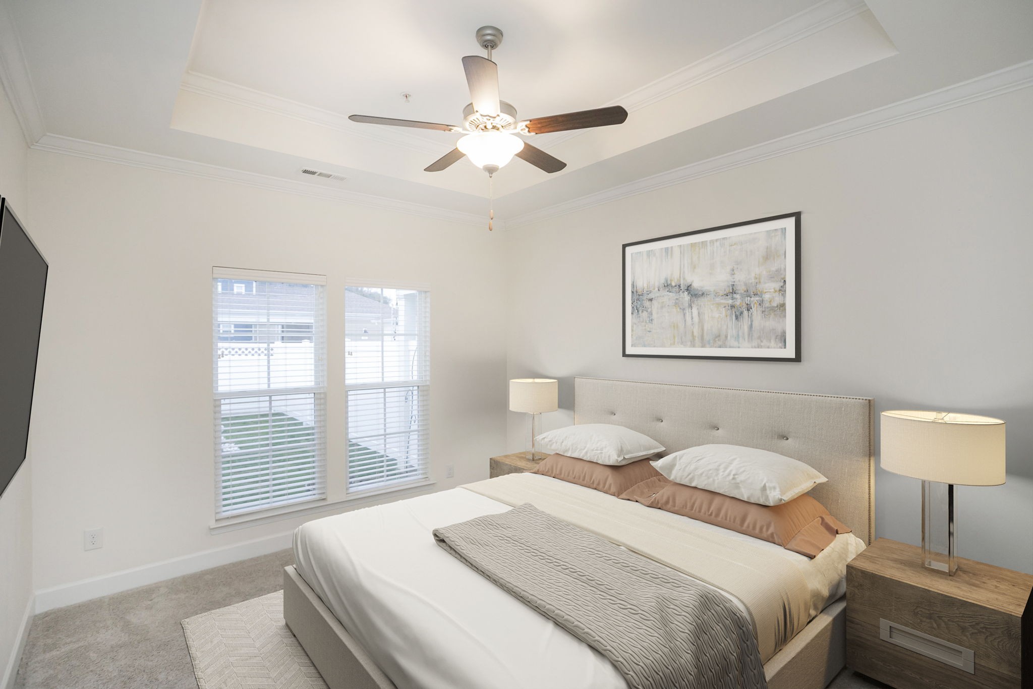 145 Mary Ann Circle Spring Hill, TN 37174 - Photo 19 of 36 a bedroom with a large bed and a window