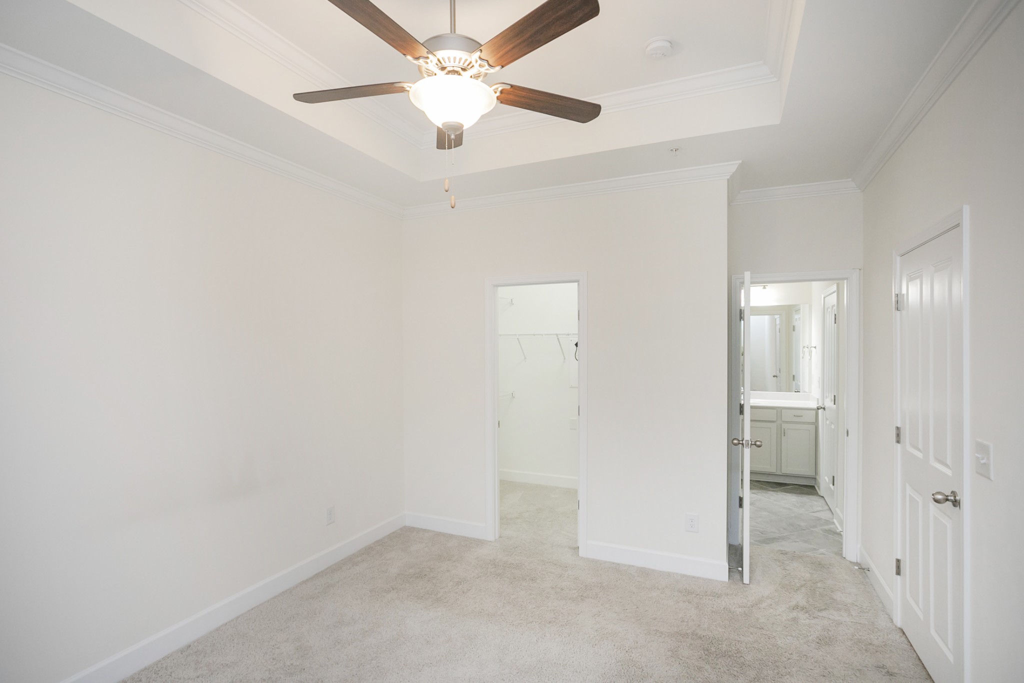 145 Mary Ann Circle Spring Hill, TN 37174 - Photo 21 of 36 an empty room with closet and a ceiling fan