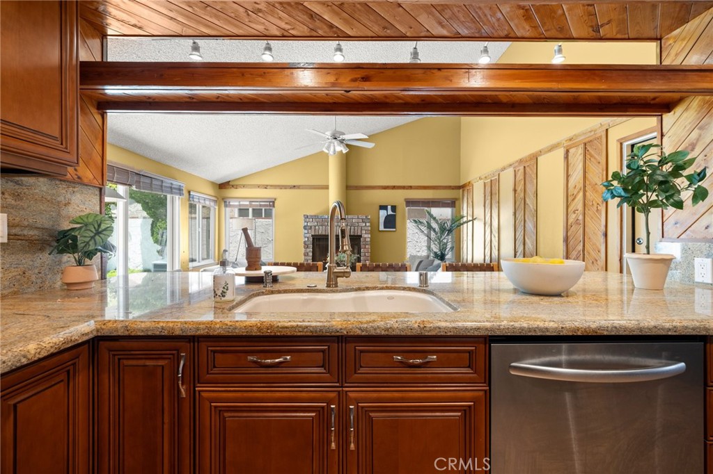 26017 Redbluff Drive Calabasas, CA 91302 - Photo 10 of 29 a kitchen with a sink and large window