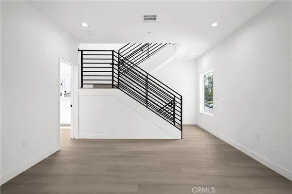 a view of a staircase