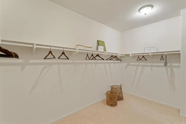 a view of walk in closet