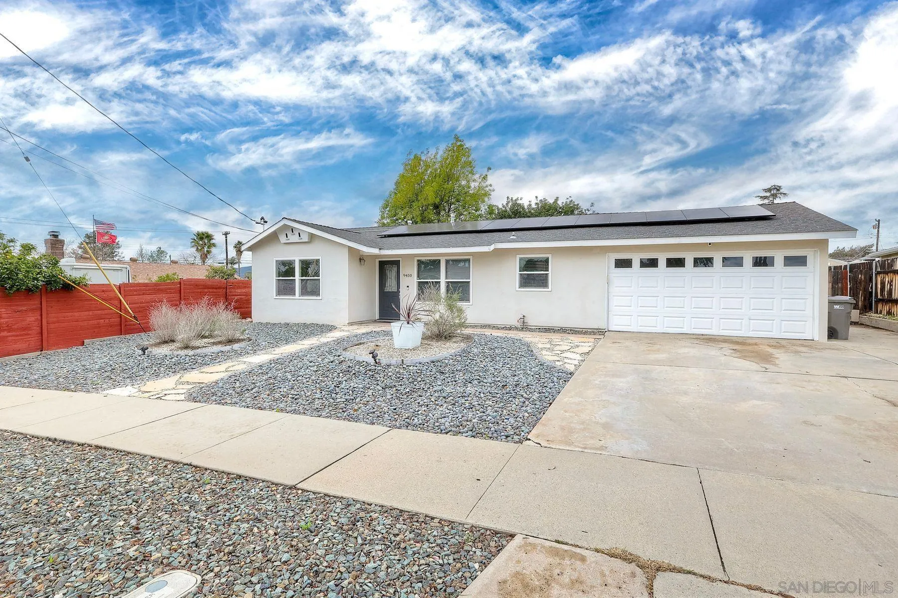 9410 Pike Road Santee, CA 92071 - Photo 3 of 25 front view of house with a yard