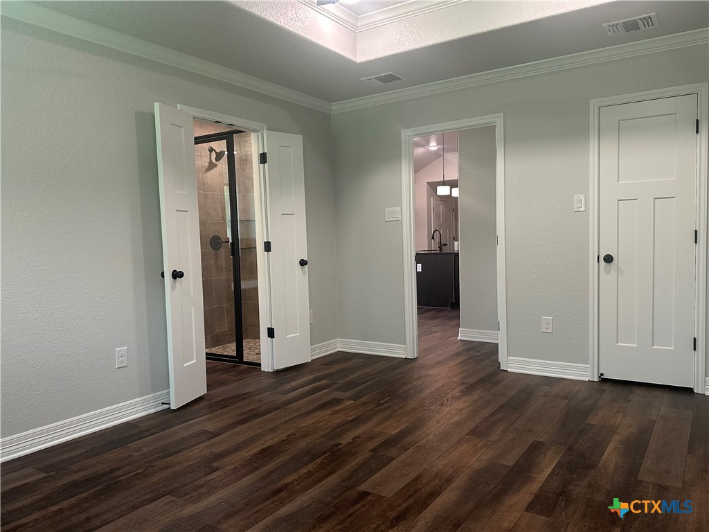 2005 Edna Lane Troy, TX 76579 - Photo 9 of 30 a view of a hallway with wooden floor
