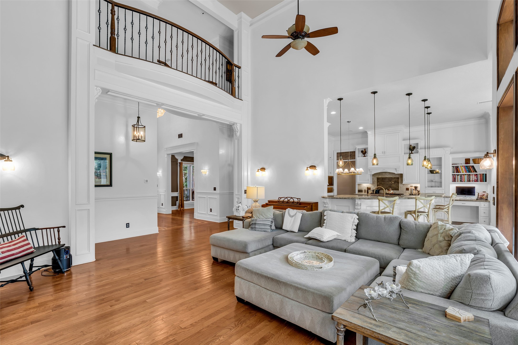 10478 River Ridge Lane Conroe, TX 77304 - Photo 12 of 50 23 foot ceilings with beams