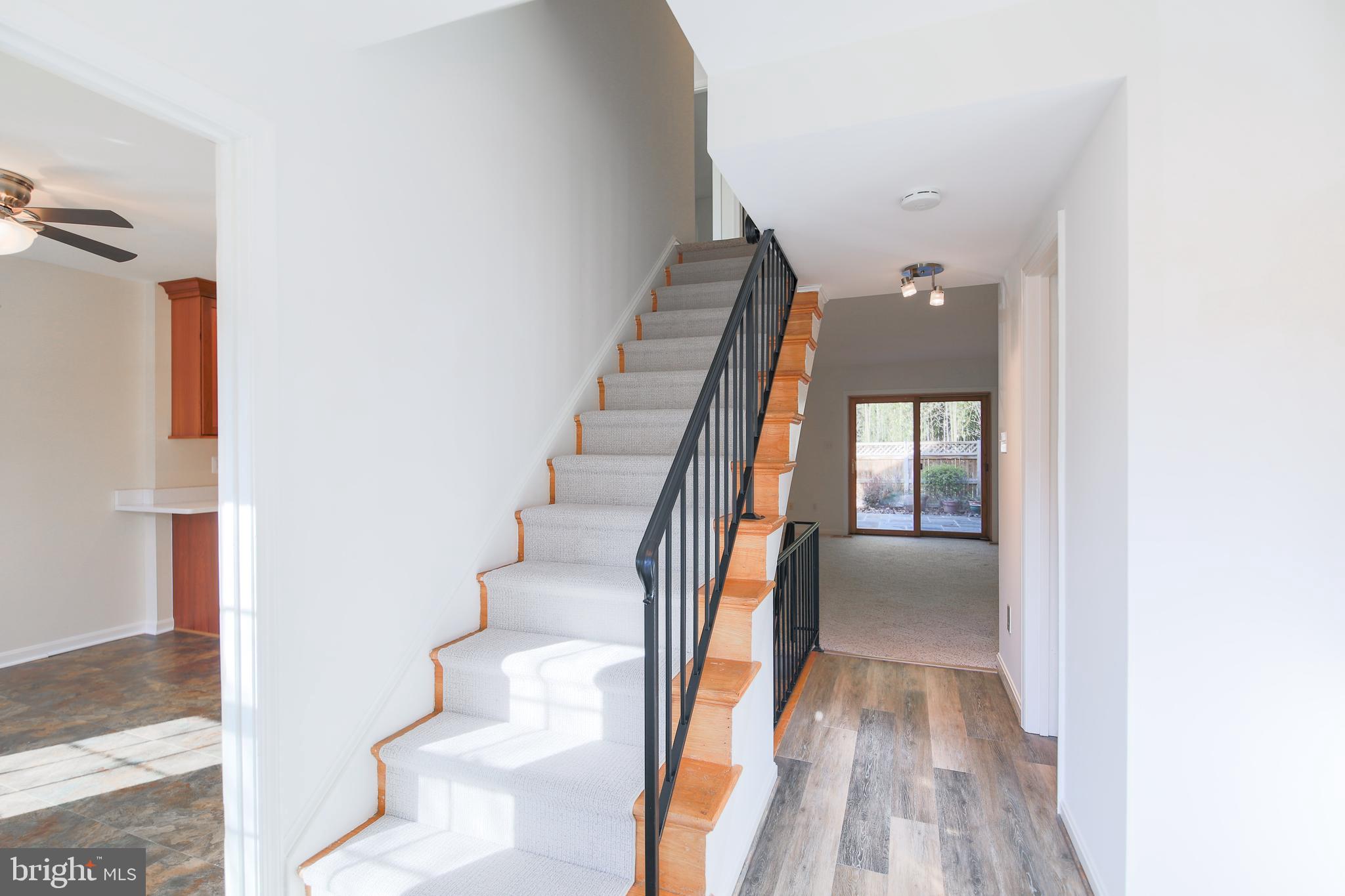 9738 Cardinal Road Fairfax, VA 22030 - Photo 30 of 63 Staircase to 2nd Floor with New Runner