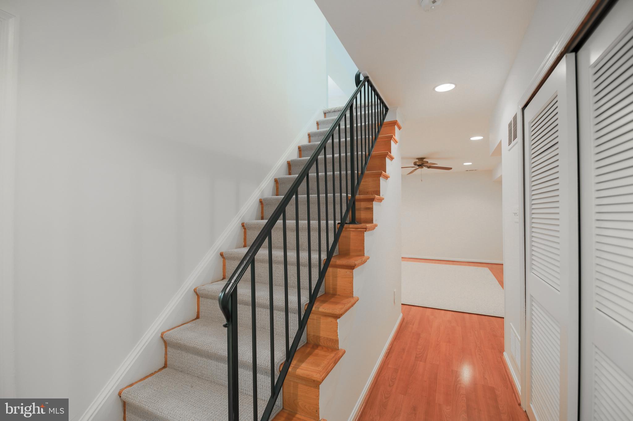 9738 Cardinal Road Fairfax, VA 22030 - Photo 52 of 63 Staircase to Lower Level with New Runner