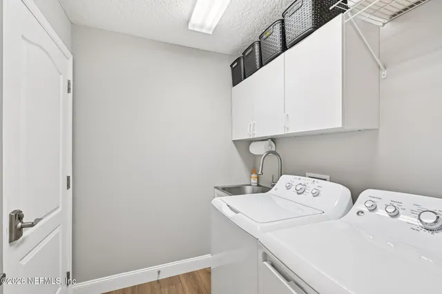 a view of a lake with a big yard