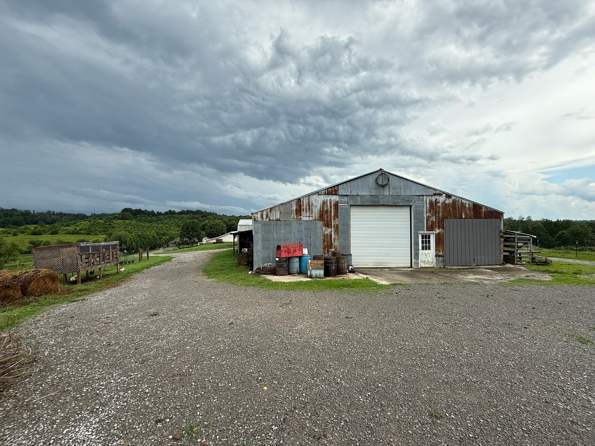 2975 Bethlehem Church Road Mount Hermon, KY 42157 - Photo 55 of 72 a view of a house with a yard and garage