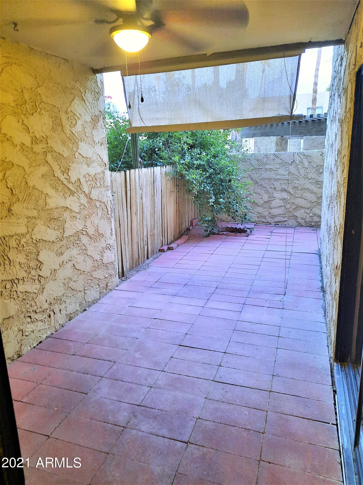 4950 North Miller Road, Unit 147 Scottsdale, AZ 85251 - Photo 16 of 21 Covered Back Patio