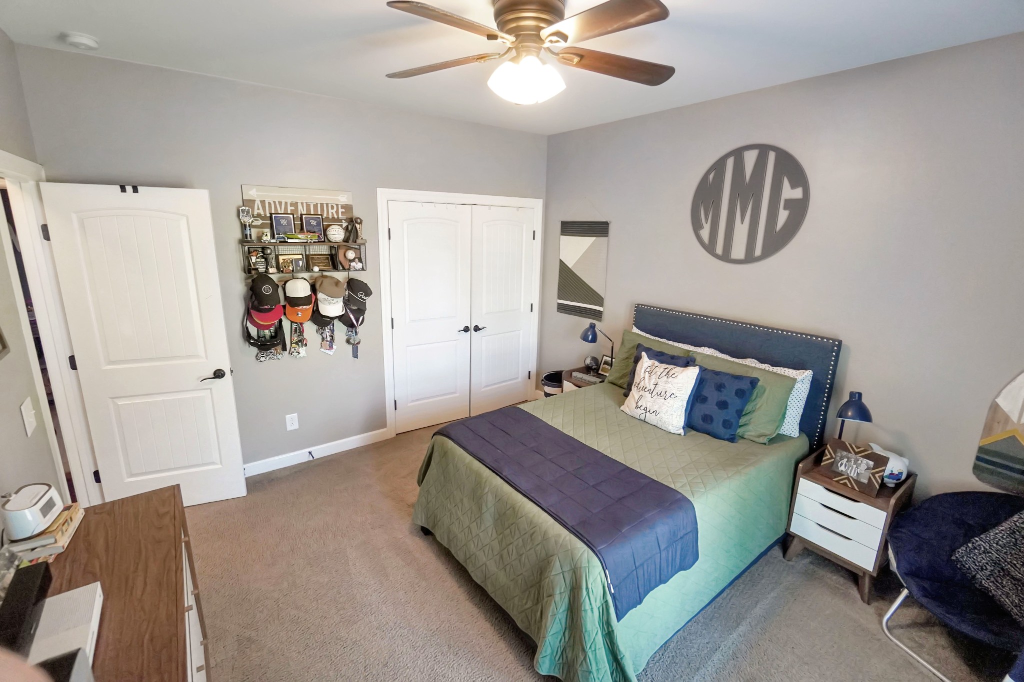 116 Cassandra Drive Cottontown, TN 37048 - Photo 20 of 53 a bedroom with a bed and a chandelier