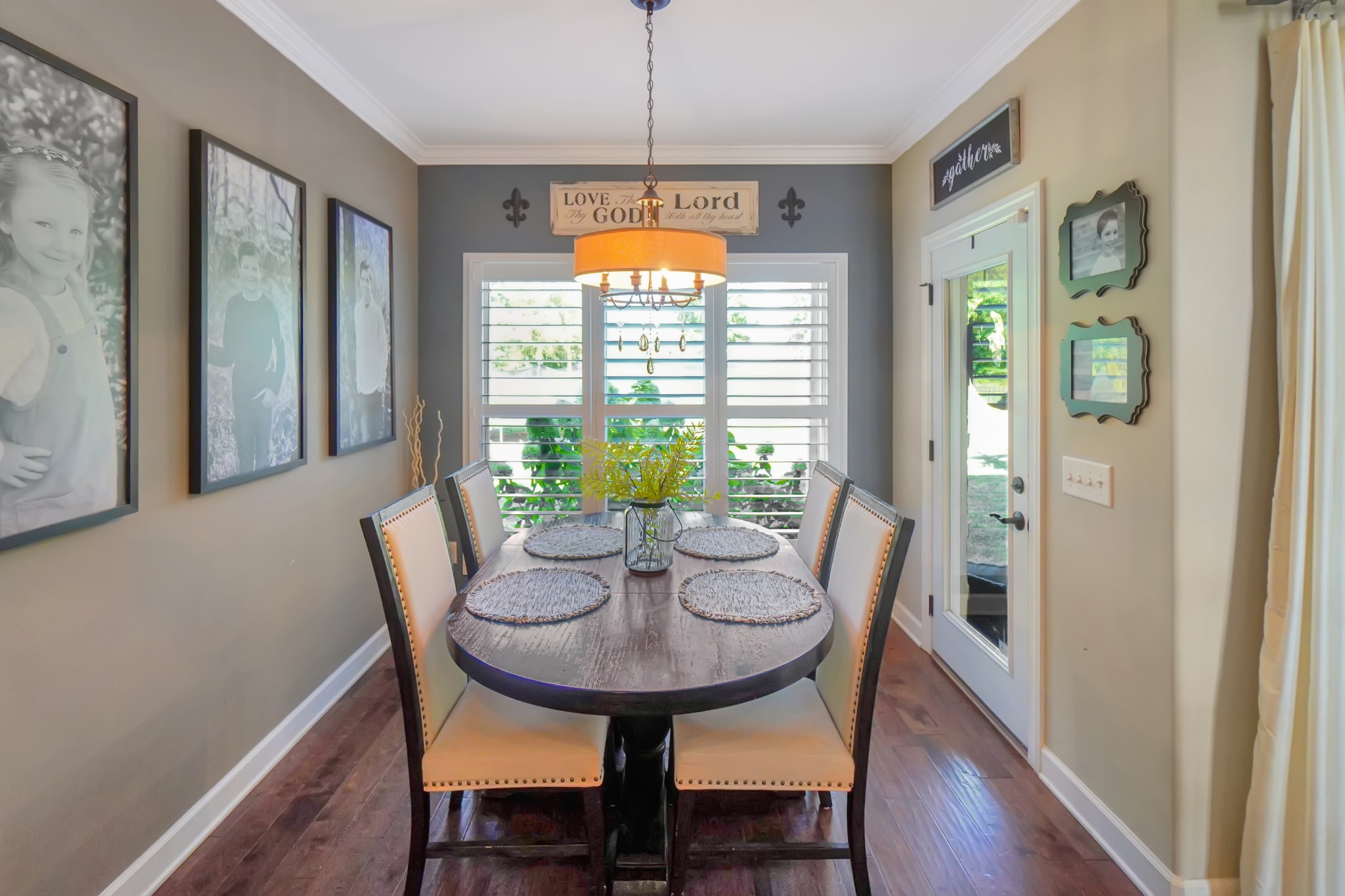 116 Cassandra Drive Cottontown, TN 37048 - Photo 24 of 53 a view of a dining room with furniture window and wooden floor