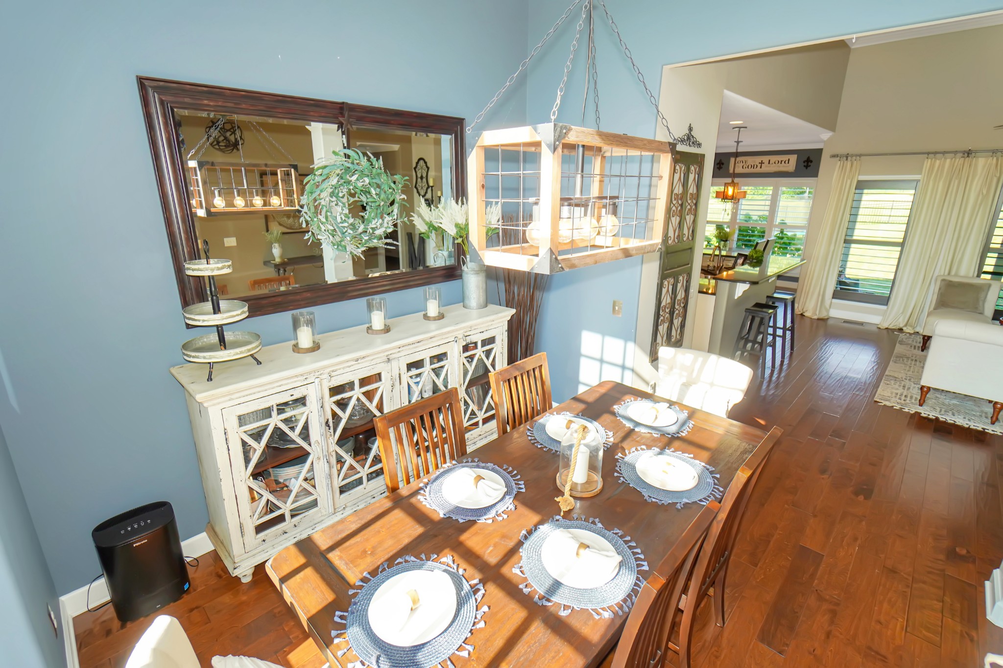 116 Cassandra Drive Cottontown, TN 37048 - Photo 34 of 53 a view of a dining room with furniture wooden floor and chandelier