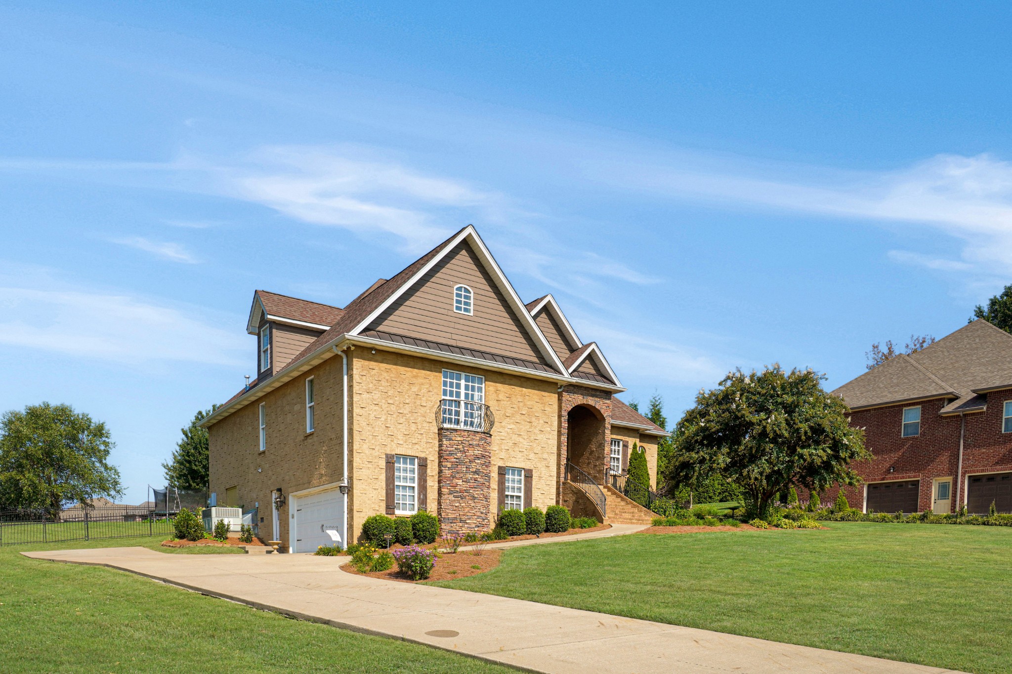 116 Cassandra Drive Cottontown, TN 37048 - Photo 44 of 53 a front view of house with yard and green space