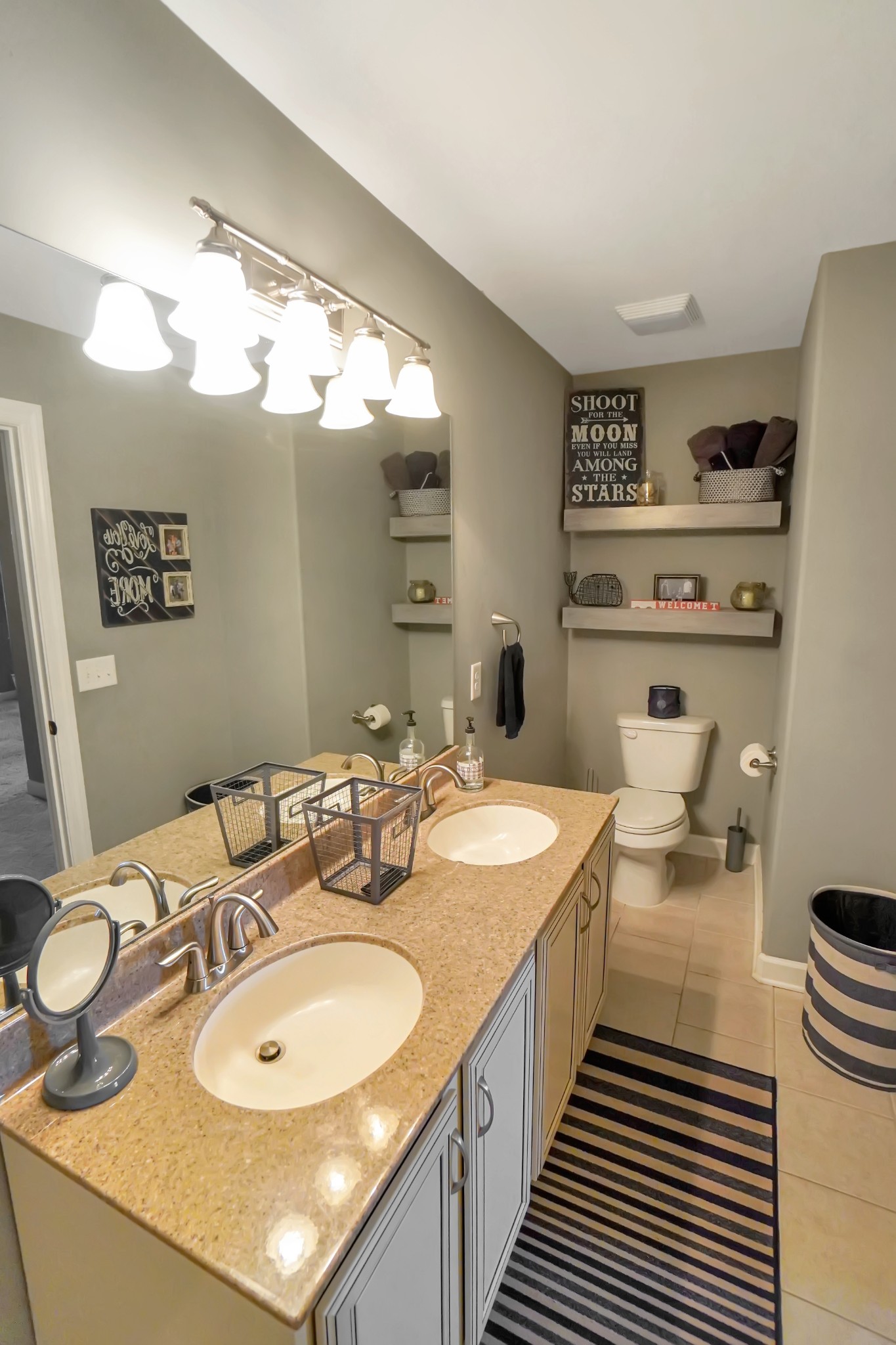 116 Cassandra Drive Cottontown, TN 37048 - Photo 5 of 53 a bathroom with a sink double vanity and a mirror