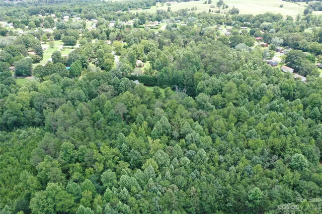 a view of a lush green field