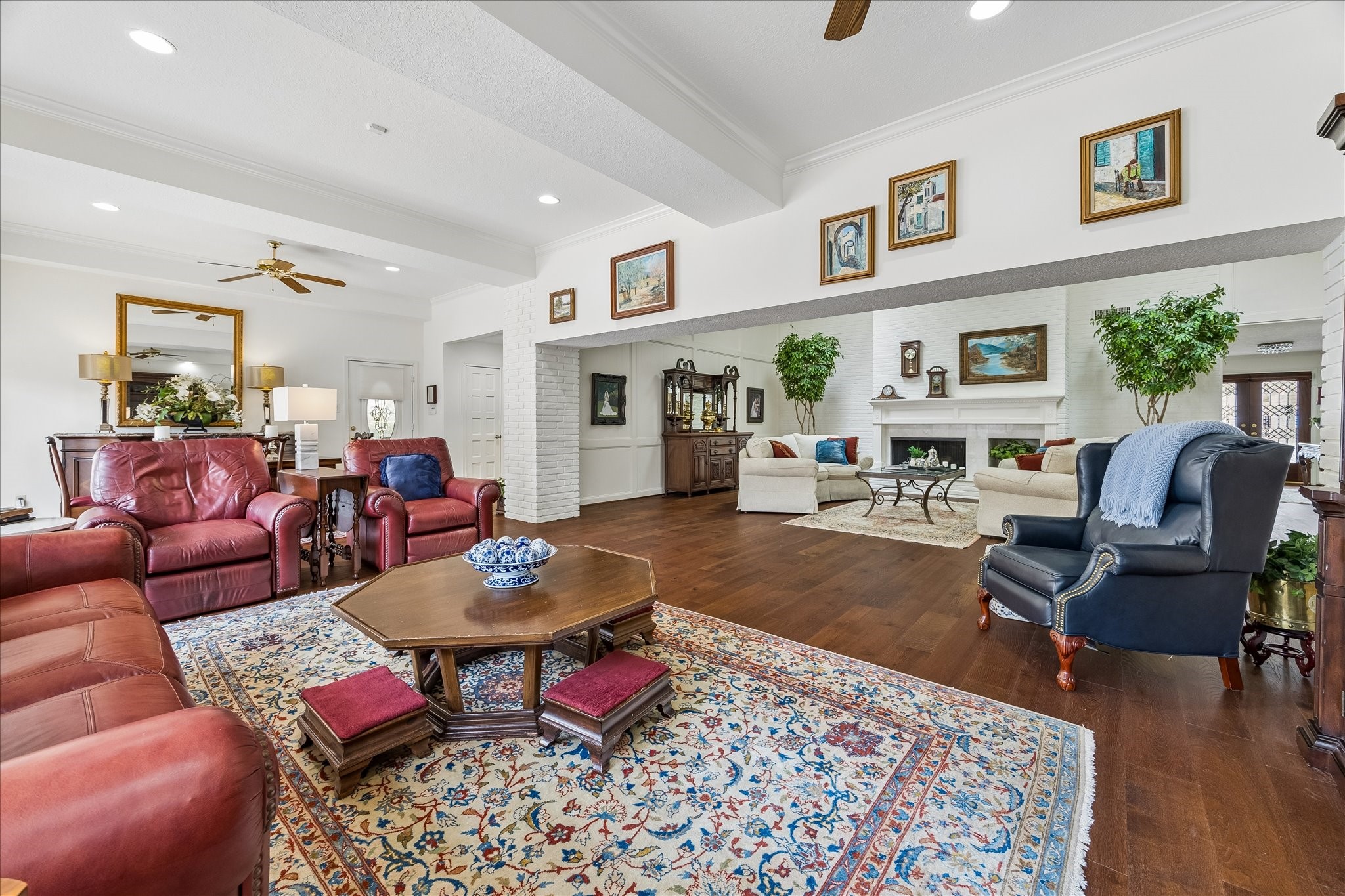 13503 Myrtlea Drive Houston, TX 77079 - Photo 24 of 50 a living room with furniture and wooden floor