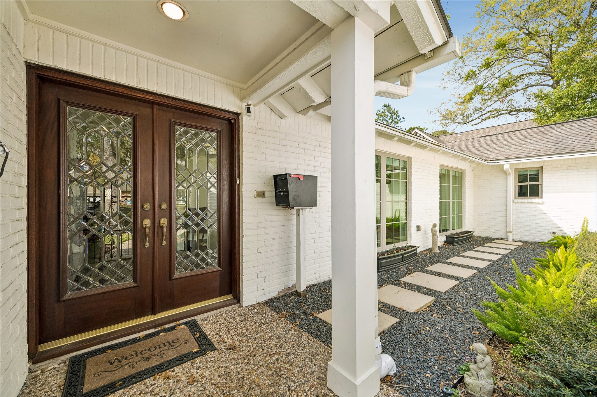 13503 Myrtlea Drive Houston, TX 77079 - Photo 3 of 50 a view of a entryway door front of house