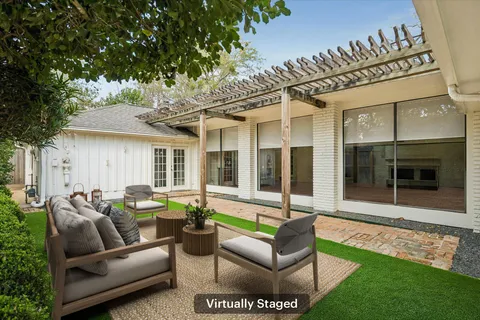 a view of an outdoor space with a lake view