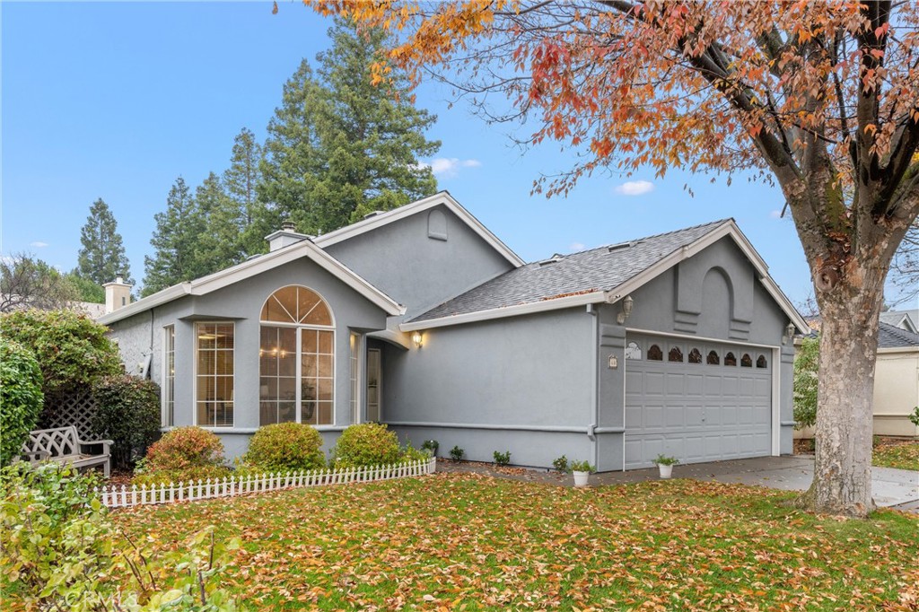 a house with a outdoor space