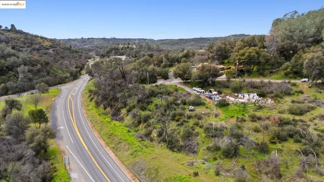 a view of a lake with a mountain